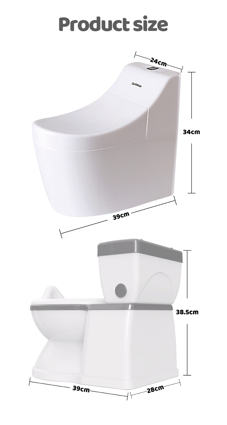 Eco Friendly Kids Potty With Customized Logo Toilet Trainer For Toddlers in Blue/Pink/White
