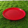 Buy cheap Lightweight Red Circular Poultry Feeding Tray Durability for Farms/ Retail from wholesalers
