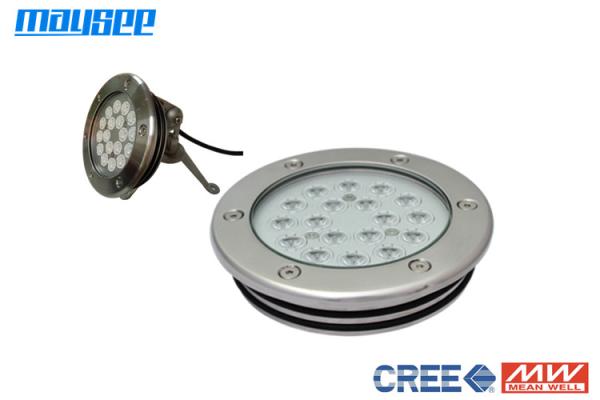Buy cheap Underwater Stainless Steel LED Dock Lights 18w / 54w with mixed RGB Cree LED from wholesalers