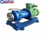 Corrosion Resistant ISO9001 Magnetic Centrifugal Pump 8m-50m Head Range