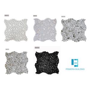 Buy cheap PRIMERA Cobblestone Shaped Glass Mosaic Tile 305x305x6mm product
