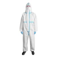 Buy cheap Lightweight Disposable Isolation Gowns / Elastic Non Woven Isolation Gown product