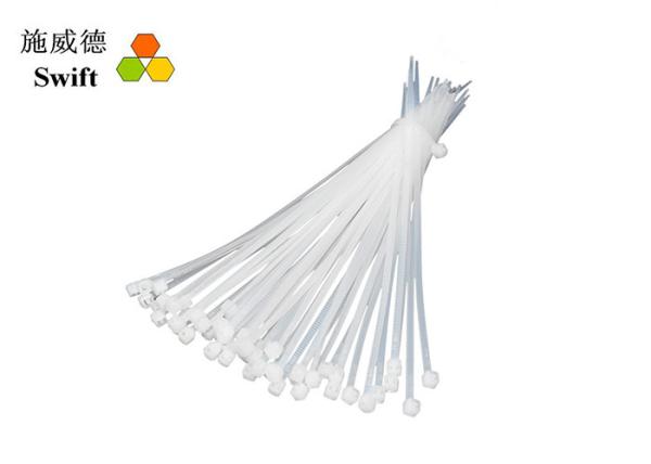 Buy cheap White Color T25120 Zip Nylon Cable Ties Material Nylon 66 Reach RoHS Certificated from wholesalers