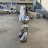 Buy cheap Powerful Forged Metal Sculpture Large Scale Geometric Art Rabbit from wholesalers
