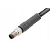 Buy cheap M5 Straight Male Overmolded Plug Connector 3\4pin Black 20A Solder IP67 from wholesalers