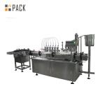 Touch Screen Bottle Filling Production Line 2 Nozzles High Precision