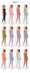 Yoga Clothes Set Women′s Autumn and Winter Sports Running Fitness Clothes High