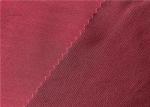 Weft Knit 4 Way Stretch Microsuede Fabric Red Suede Upholstery Material