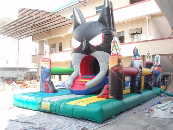 Buy cheap Inflatable Amusement Park Commercial PVC Inflatable Superman Playground from wholesalers