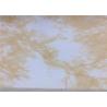 Buy cheap White Printed Sofa Faux Leather Upholstery Fabric Hydrolysis Resistance from wholesalers