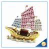 Buy cheap Handmade Metal & Crystal Trinket Box Sailing Shape Jewelry Box SCJ679 from wholesalers