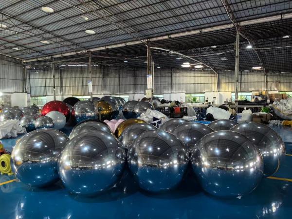Buy cheap Events Party Stage Club Shop Decoration Advertising Inflatable Mirror Ball Inflatable Mirror Balloon PVC Mirror Sphere from wholesalers