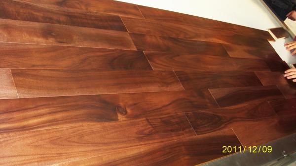 Buy cheap Acacia Solid flooring, Satined Color from wholesalers