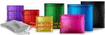 Security Holographic Metallic Foil Bubble Mailers Matte Metallic Rose Gold Self