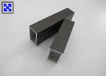 Black Painted 80 * 40 Aluminum Extrusion Profiles , Square Structural Aluminum