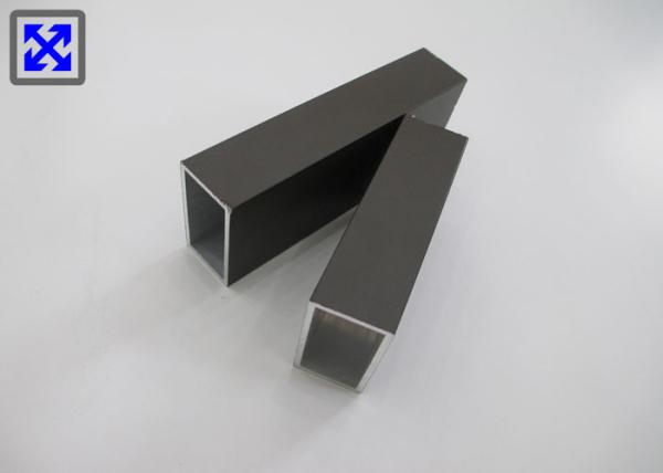 Black Painted 80 * 40 Aluminum Extrusion Profiles , Square Structural Aluminum
