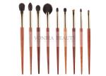 Goat Natural Hair Makeup Brushes Basic Daily Set With Special Luxury Ebony