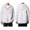 Buy cheap OEM Clothing Men'S Heavyweight Fleece Hooded Sweatshirt Full Zip Hoodie With Arm Zipper Pocket from wholesalers