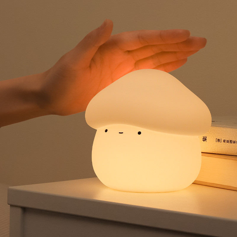 White Squishy Bunny Night Light Waterproof 16 Colors Cute Kids Santacam Nightlight