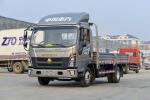 Sinotruk Howo Light Truck Titan Series 150HP 4.15m Single Row Fence Silver Body