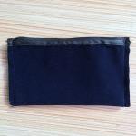 New products 2020 velvet zipper cosmetic bag with printing logo