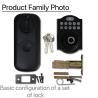 Buy cheap Aluminum Alloy Residential Electronic Lock Fingerprint Smart Lock Tuya App from wholesalers