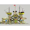 Buy cheap Pirate Ship Water Theme Park / Outdoor Aqua Playground For Family from wholesalers
