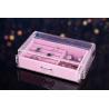 Buy cheap Pink Velvet Drawer Acrylic Tabletop Jewelry Organizer from wholesalers