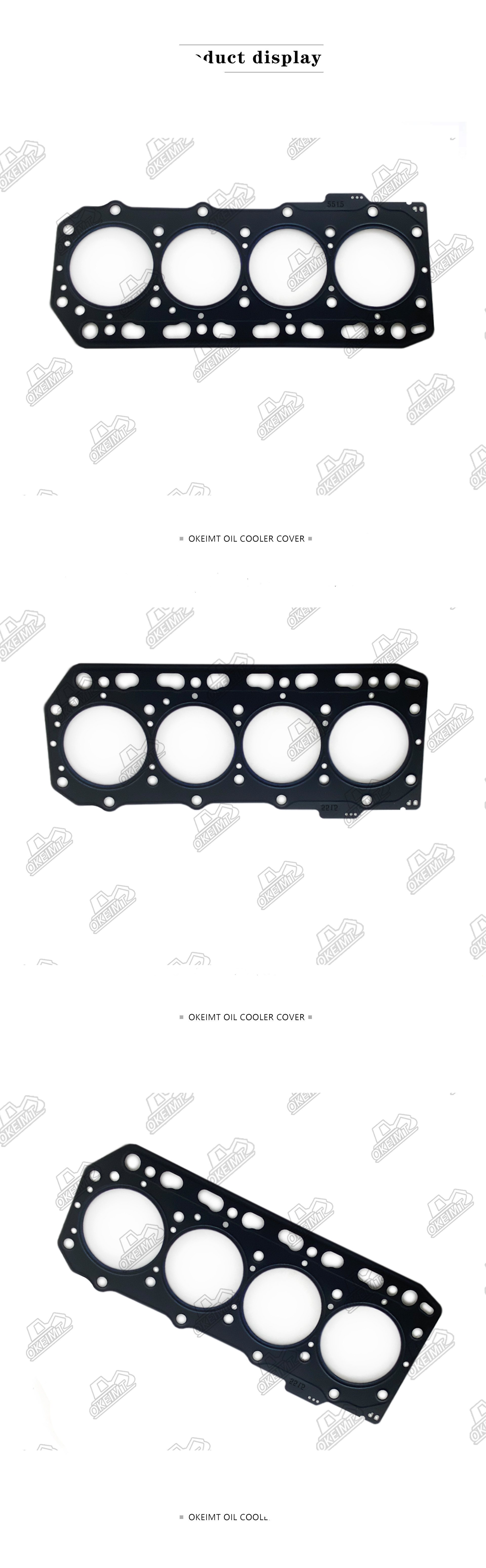 129408-01330 Cylinder Head Gasket For Yanmar 4D84-3 4TNE84 4TNV84 Excavator Engine