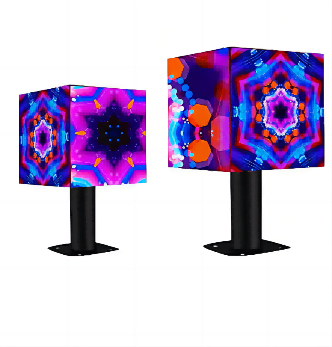 Custom Creative LED Display Screen Cube P3 3mm Bluetooth HDMI