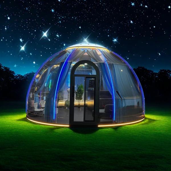 Buy cheap Luxury Bubble Tent Outdoor Glamping Pod Party Dome Tent Clear PC Resort House For Sale from wholesalers