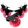 Buy cheap Smooth And Silent Office Furniture Casters With 3-5 Inch Plastic Or PU Wheels from wholesalers