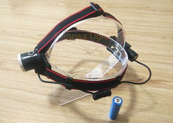 Excellent Sealing High Lumen Led Headlamp Adjustable Head Strap , Magnetic