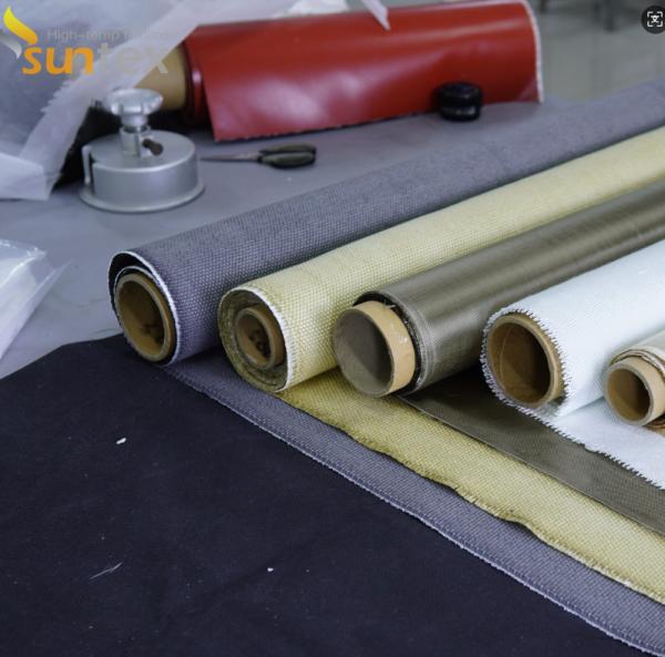 Buy cheap Thermal Insulation Fireproof Silicone Coated Glass Fabric For Fire Covers from wholesalers