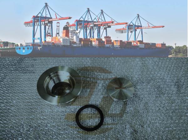 316L Stainless Steel Sounding Pipe Head For Marine Sewage Treatment Tank ,