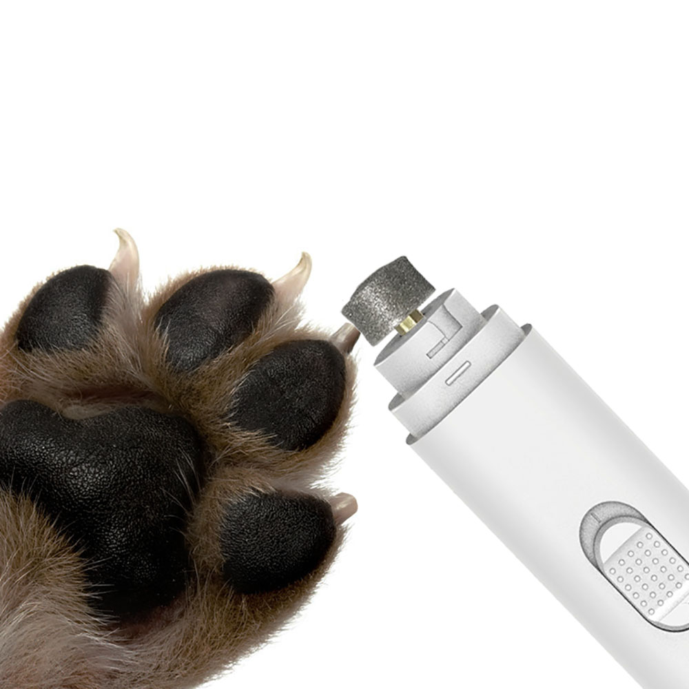 Rechargeable Automatic Cat Nail Trimmer White Small Dog Nail Clippers