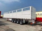 Mechanical Spring 3 Axle Stake Fence Trailer 13T Cargo Truck Semi Trailer