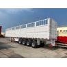 Buy cheap Mechanical Spring 3 Axle Stake Fence Trailer 13T Cargo Truck Semi Trailer from wholesalers