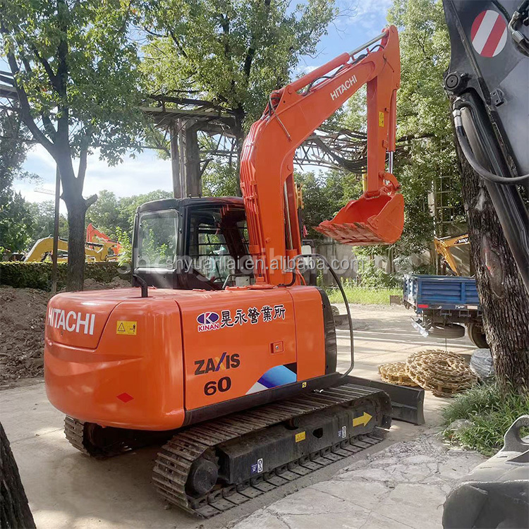 Second Hand Hitachi Excavator With Original ISUZU Engine And Hydraulic Pump