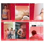 UK Power Adapter Infrared Red Light Therapy Device for Treatment Area 3-18