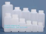Wide-Mouth Chemical Dry Powder Bottle Reagent Bottle Square Chemical Plastic