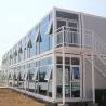 Buy cheap Zontop Glass Wall Curtain 2 Story Prefabricated Living Home For Office Modular Container House from wholesalers