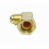 Buy cheap 1/4inch flare Lead Free Brass Fittings Brass 90 Degree Elbow Threaded rustproof from wholesalers