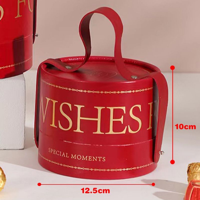 Round Tube Cylinder Shaped Custom Packaging Storage Food Candy Chocolate Wine Jewelry Handbag Cosmetic Perfume Lipstick Auto Key Candle Box for Wedding