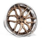 factory direct custom 22 to 24 inch aluminum gold bronze brushed car forged