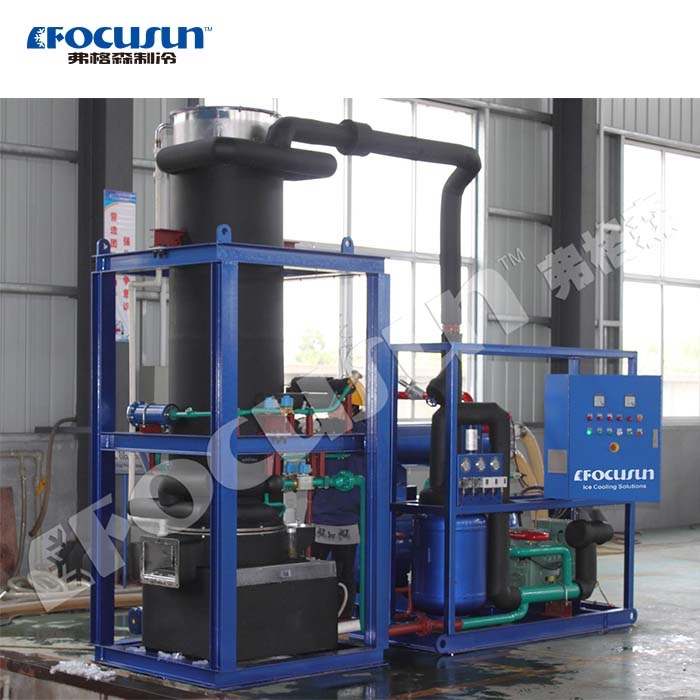 Large Capacity Focusun Tube Ice Machine with Superior Efficiency and Bitzer Compressor