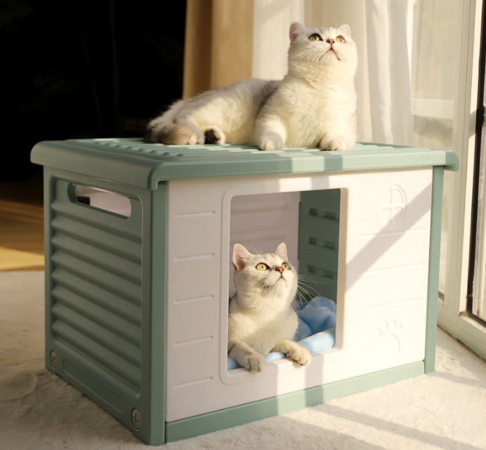 warm cat bed for outside