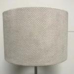 Drum Shape Herringbone Hardback Lamp Shade D300xH200MM
