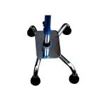 Aluminium Alloy Foldable Cane Stick Handle Bar Bend Four Legs Rehab Therapy