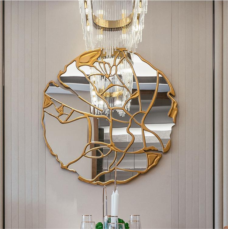 Decorative Full Length Mirror Arched Handmade Moroccan Style Ornament